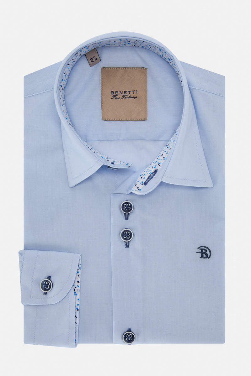 Benetti Boys Leo Sky Shirt 