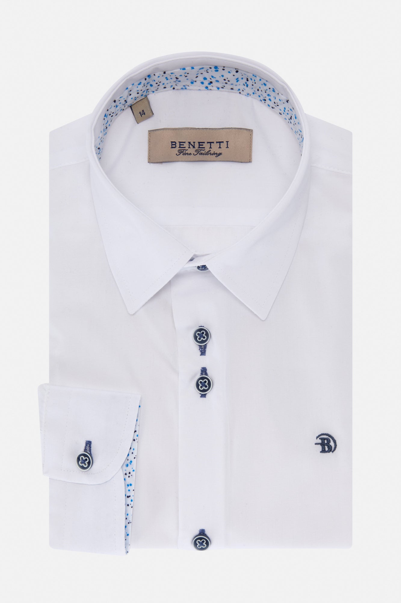 Benetti Boys Leo White Shirt 