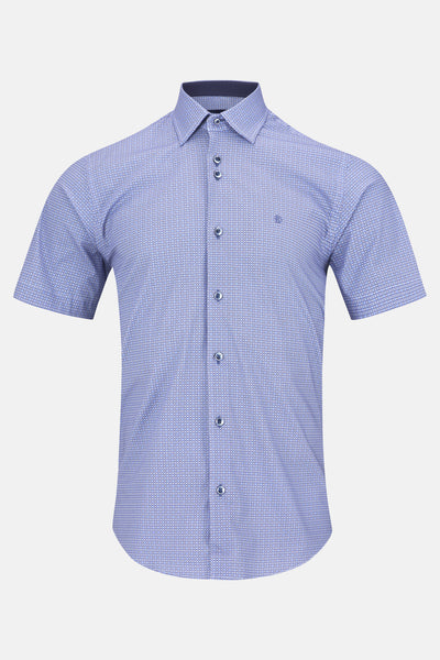 Liam Blue S/S Shirt By Benetti Menswear