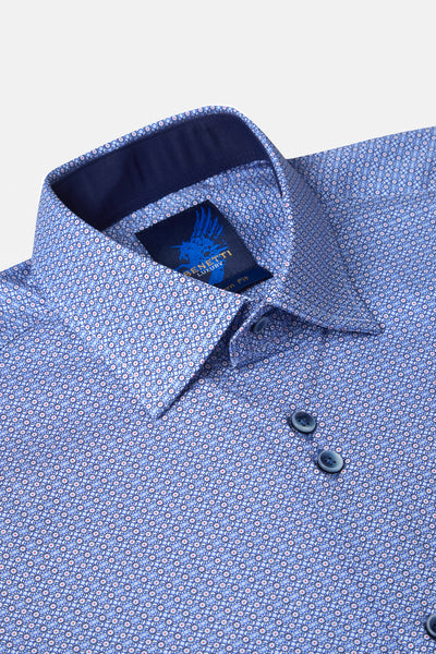 Liam Blue S/S Shirt By Benetti Menswear