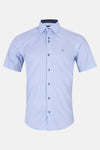 Luke Blue S/S Shirt By Benetti Menswear