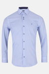 Luke Blue L/S Shirt By Benetti Menswear