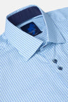 Luke Teal Short Sleeved Shirt by Benetti Menswear