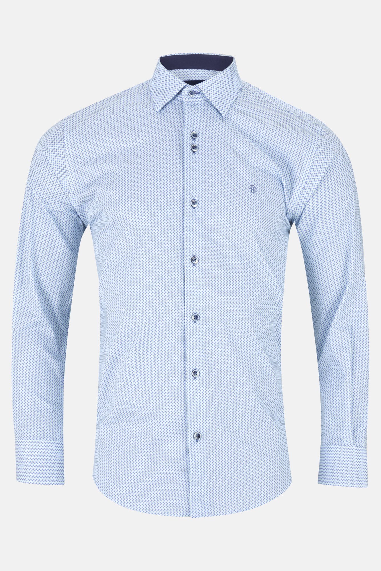 Luke Teal L/S Shirt By Benetti Menswear 