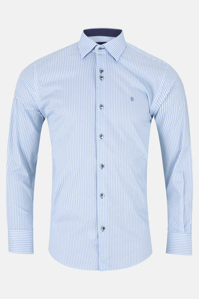 Luke Teal L/S Shirt By Benetti Menswear