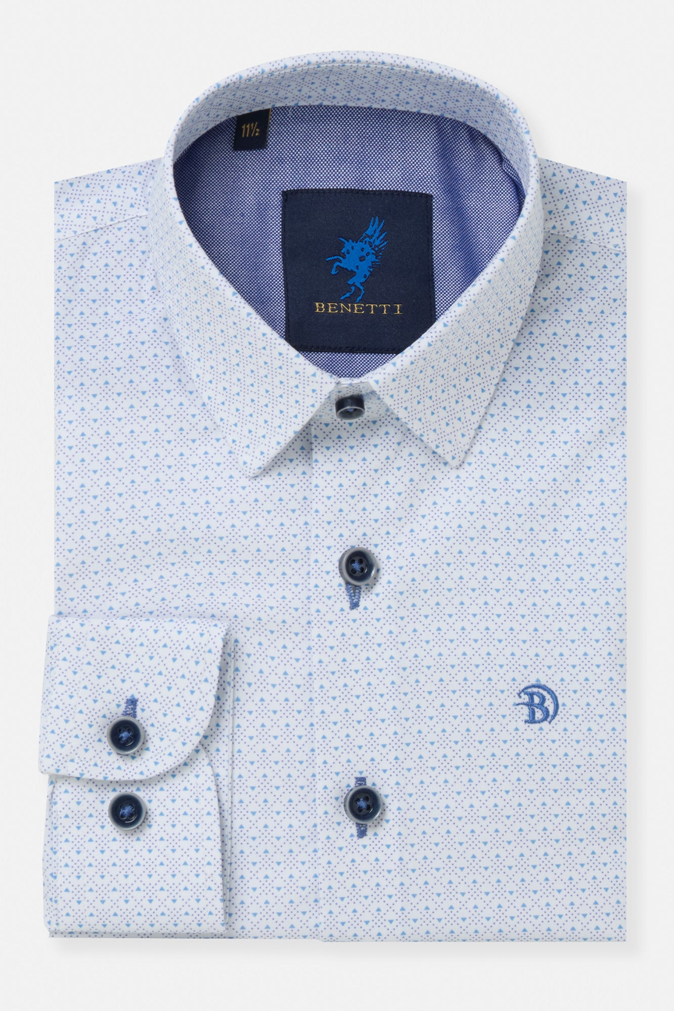 Neymar Boys Printed Shirt – Blue