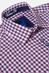 Nick Wine Long Sleeve Shirt By Benetti Menswear