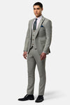 Nicky Sage 3PC Slim Fit Suit 01