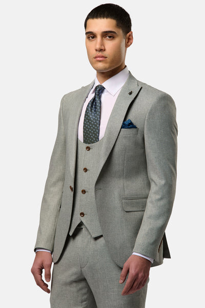 Nicky Sage 3PC Slim Fit Suit 02