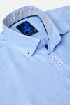 Noah Blue Long Sleeved Shirt By Benetti Menswear