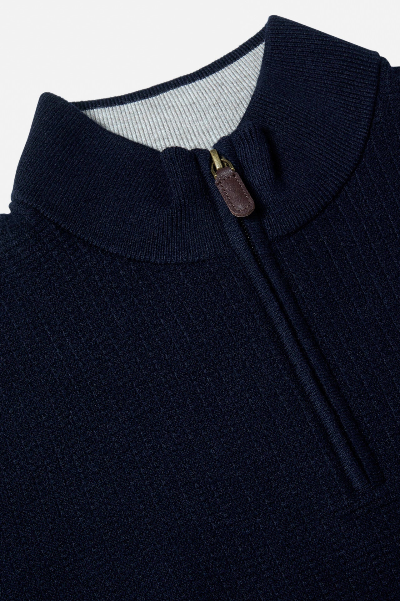 Oliver Navy Qtr Zip