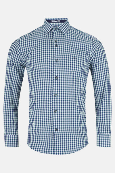 Owen Navy Long Sleeved Shirt By Benetti Menswear