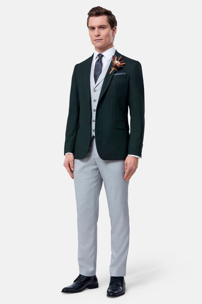 Phillip Forest Jacket with Albert Silver Trouser and Waistcoat