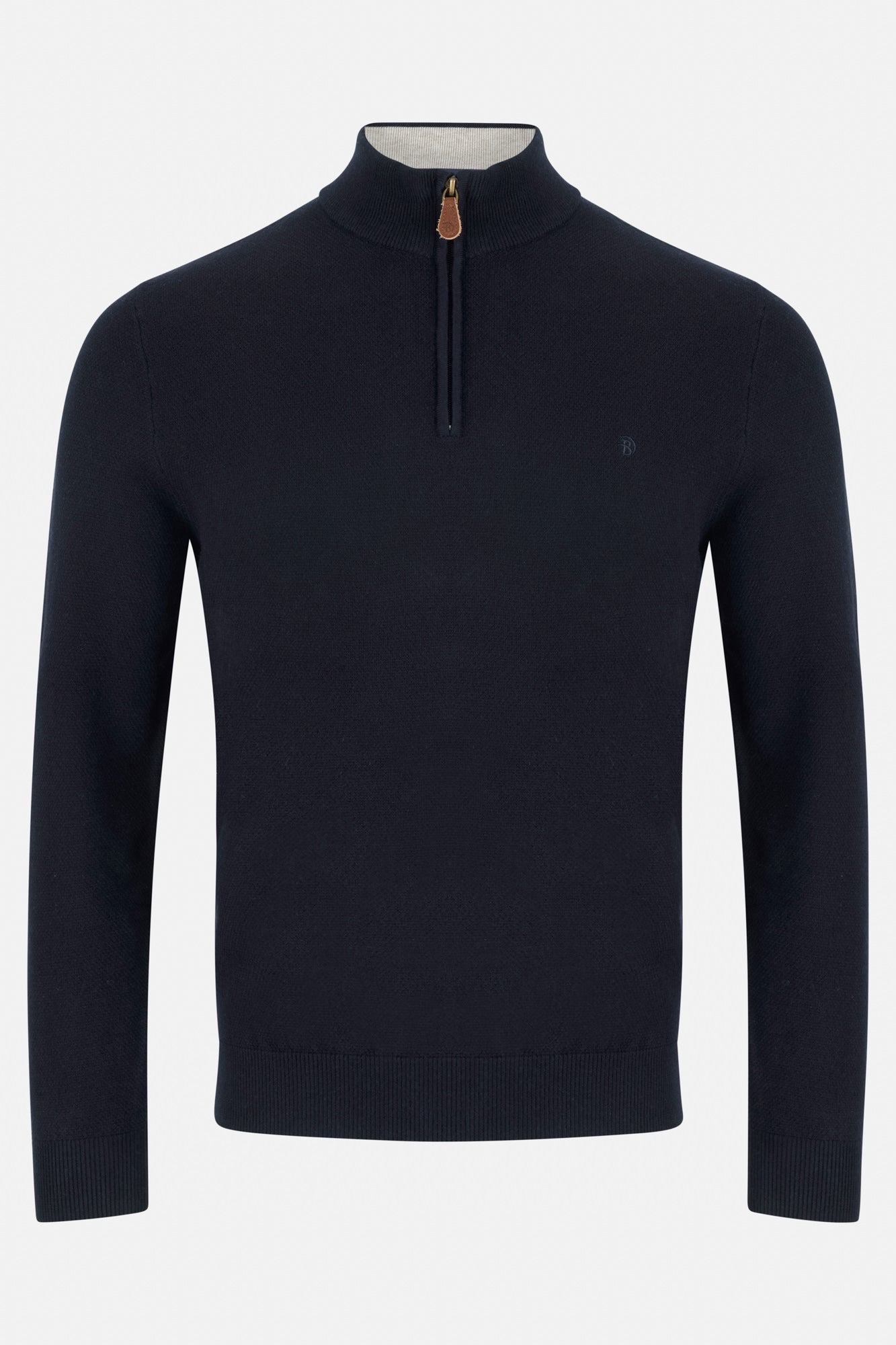 Quinn Navy Qtr Zip By Benetti Menswear 