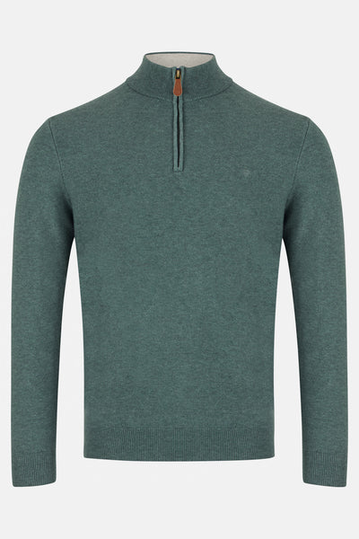Quinn Sage Qtr Zip By Benetti Menswear