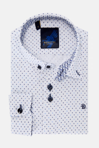 Boys Ryan Blue Shirt