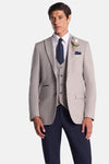 Simon Beige 3 Piece Suit