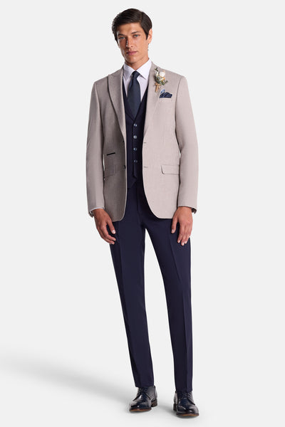 Simon Beige 3 Piece Suit