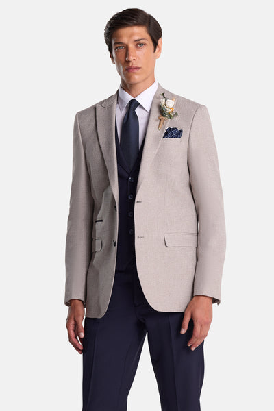 Simon Beige 3 Piece Suit