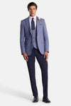 Simon Blue 3 Piece Suit