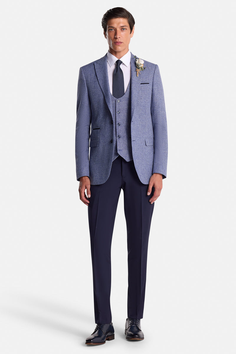 Simon Blue 3 Piece Suit 