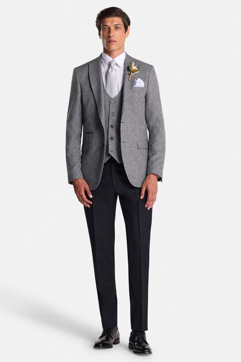 Simon Grey Jacket and Waistcoat By Benetti Menswear 