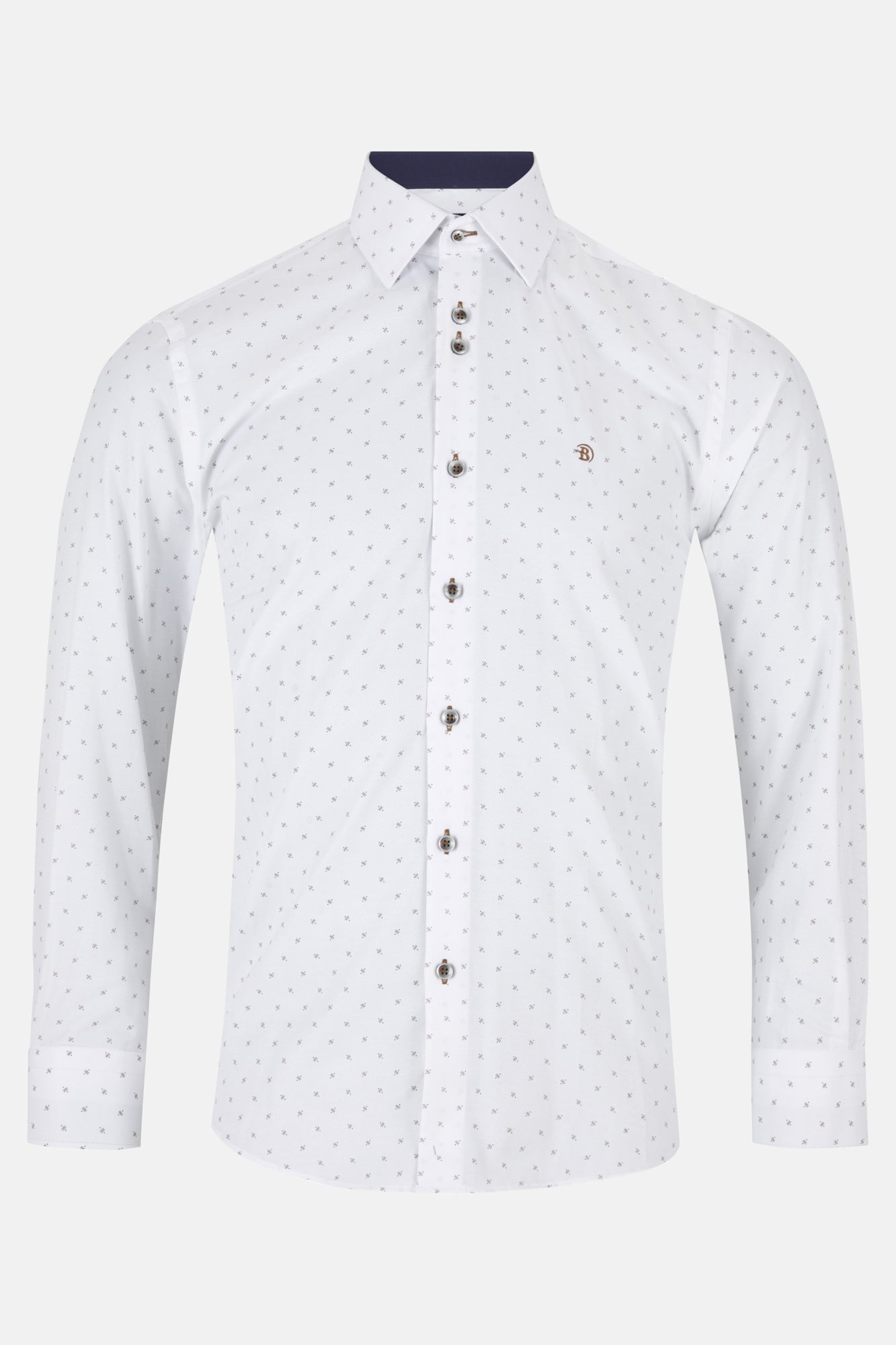 Theo Stone L/S Shirt By Benetti Menswear 