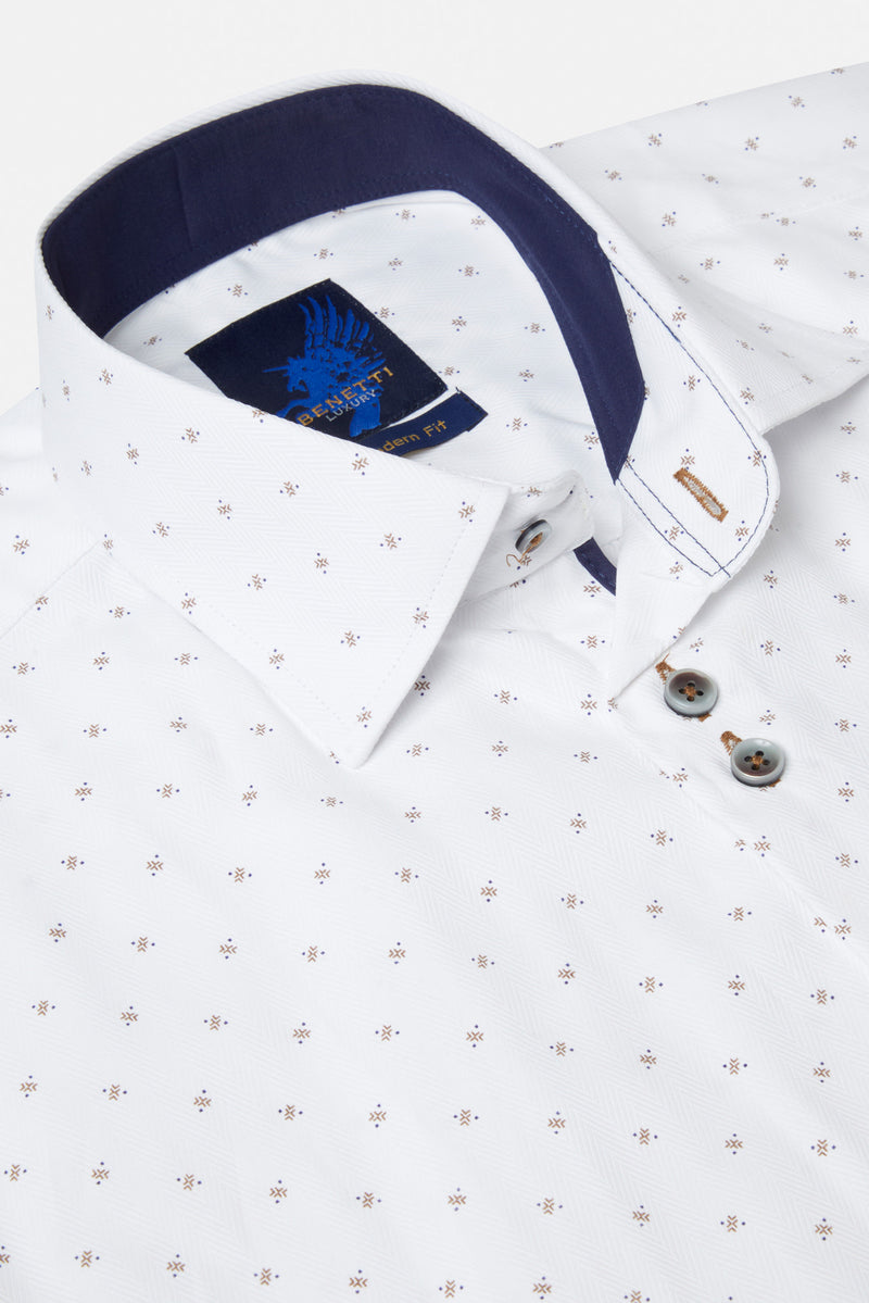 Theo Stone L/S Shirt By Benetti Menswear 
