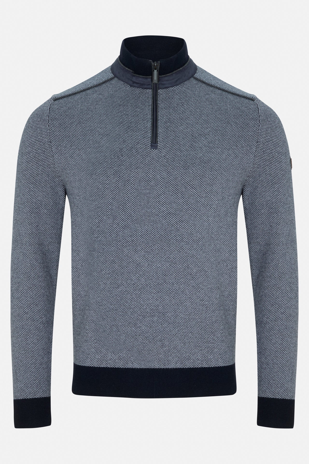 Troy Navy Qtr Zip