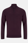 Verona Qtr Zip Plum