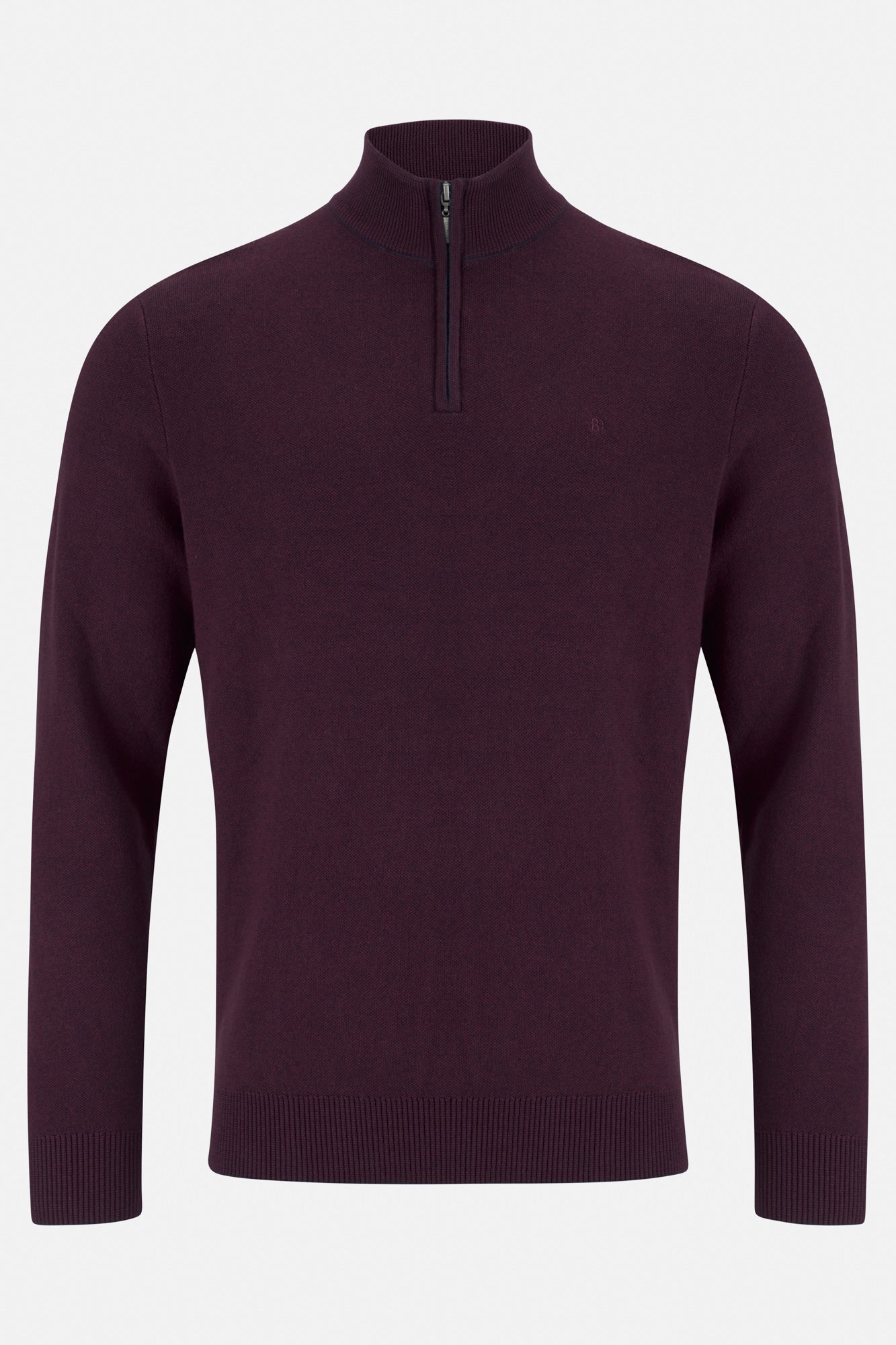 Verona Qtr Zip Plum 