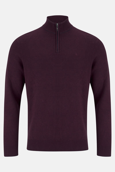 Verona Qtr Zip Plum