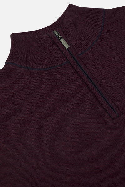 Verona Qtr Zip Plum