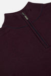 Verona Quarter Zip Bordo