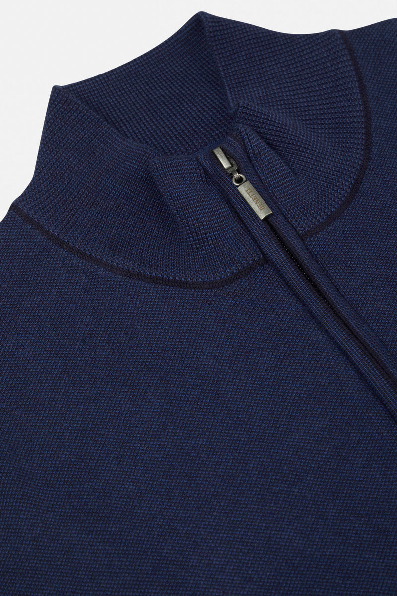 Verona Quarter Zip Indigo