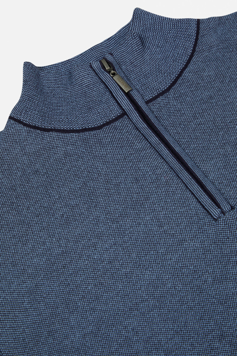 Verona Quarter Zip Smoke