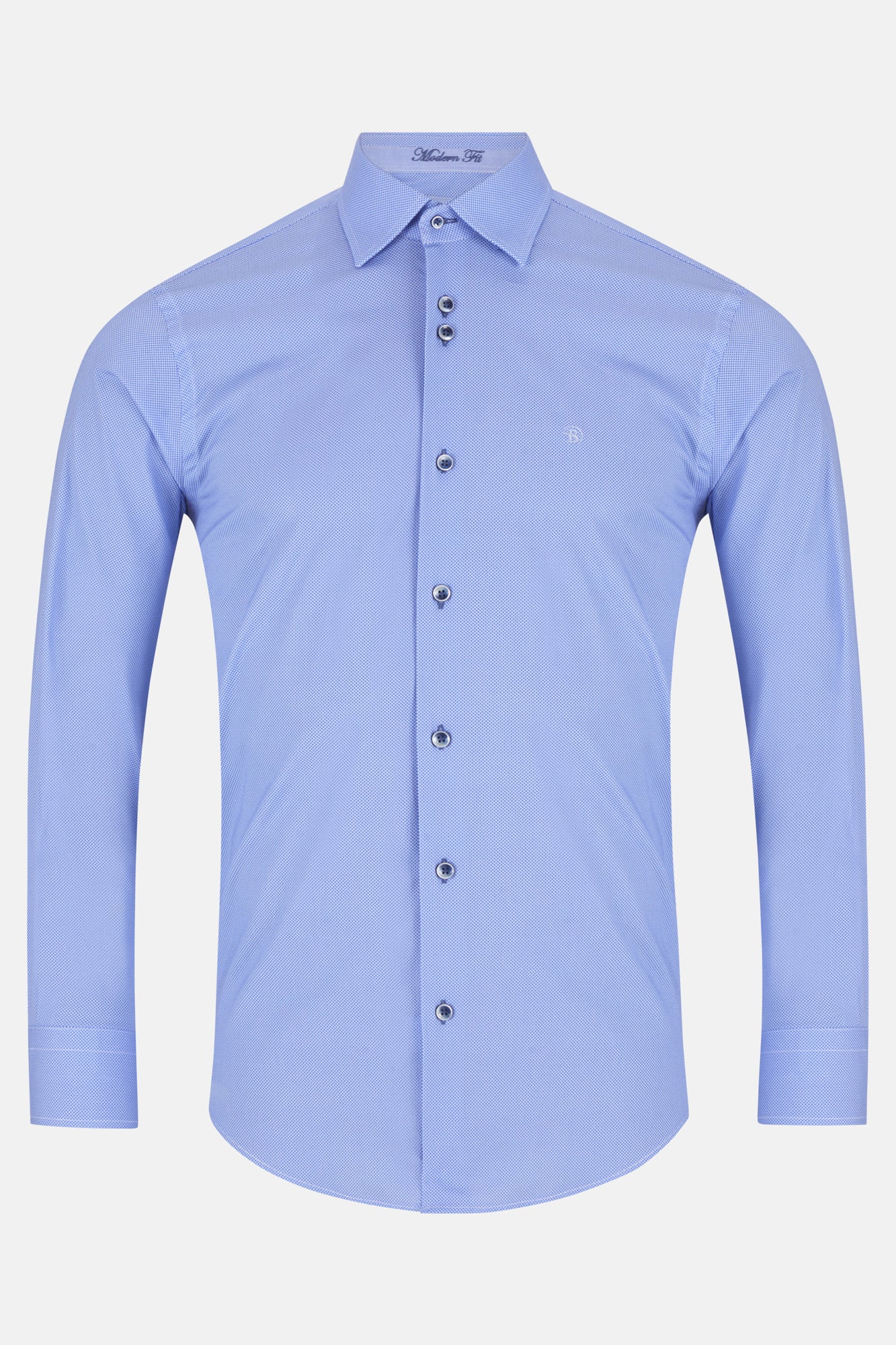 Yang Blue L/S Shirt By Benetti Menswear 