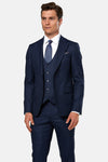 Haas Indigo 3 Piece Suit By Benetti Menswear