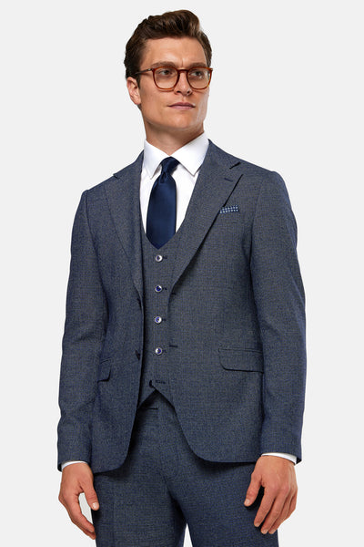 William Navy 3 Piece Suit