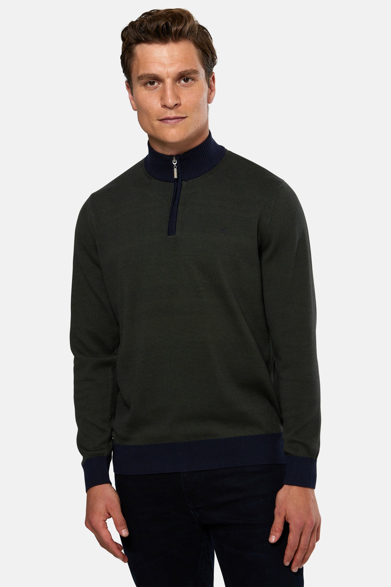 Barrow Forest Quarter Zip Sweater 