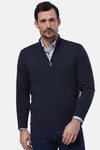 Quarter Zip Sweater By Benetti Menswear