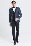 Elton Grey Tuxedo Wedding Jacket