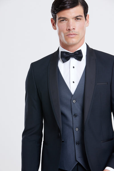 Elton Grey Tuxedo Waistcoat