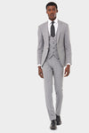 Antoine Silver Suit By Benetti Menswear