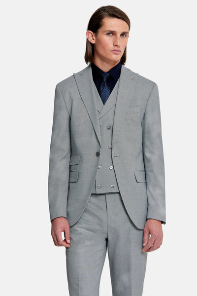 Berlin Grey 3 Piece Benetti Menswear Suit