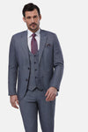 Borneo Grey 3 Piece Suit By Benetti Menswear