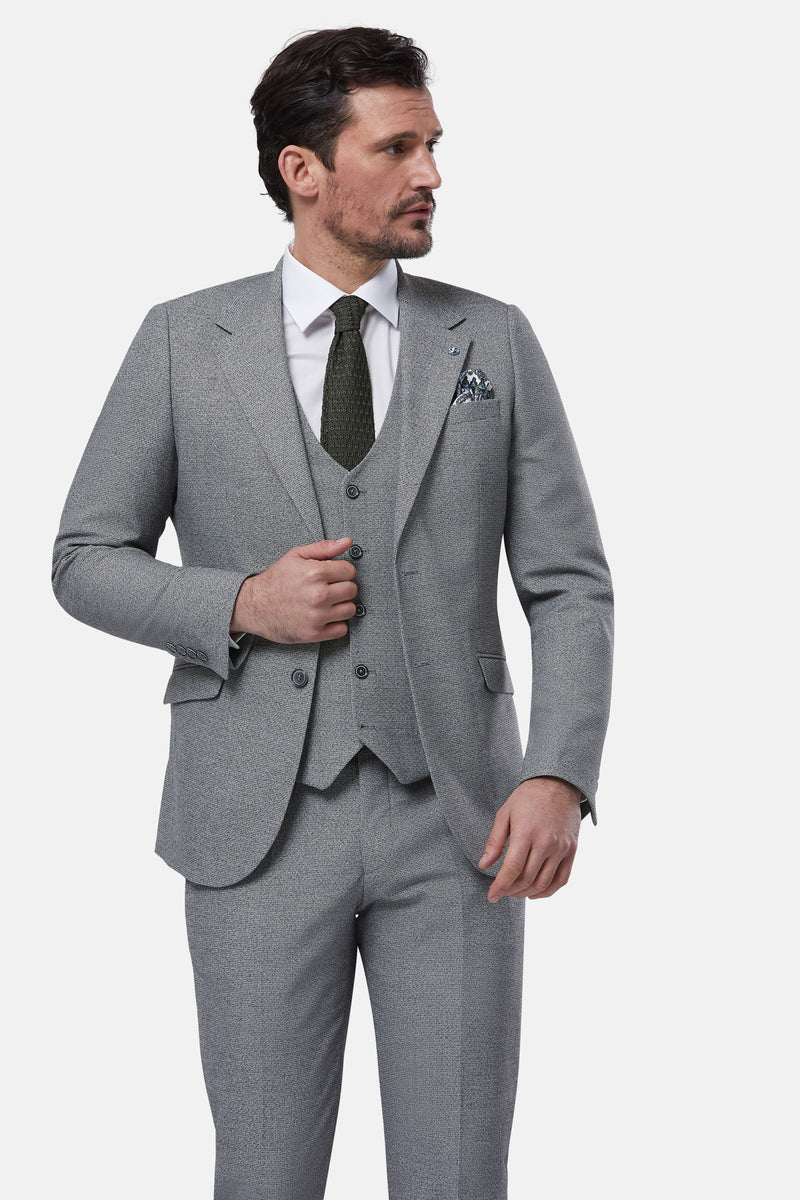 Prague Grey 3 Piece Suit 