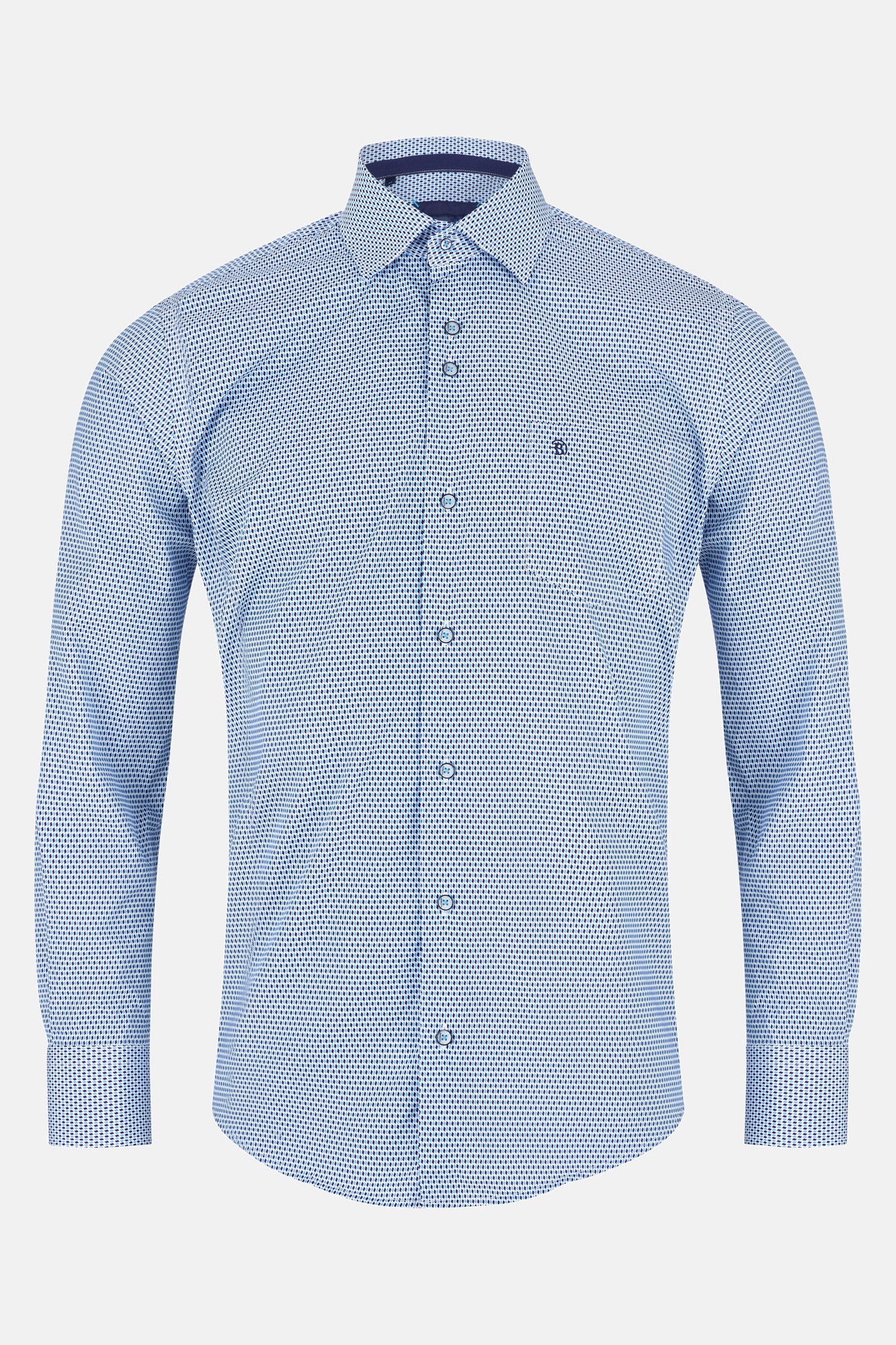 Bergamo Sky Shirt By Benetti Menswear 