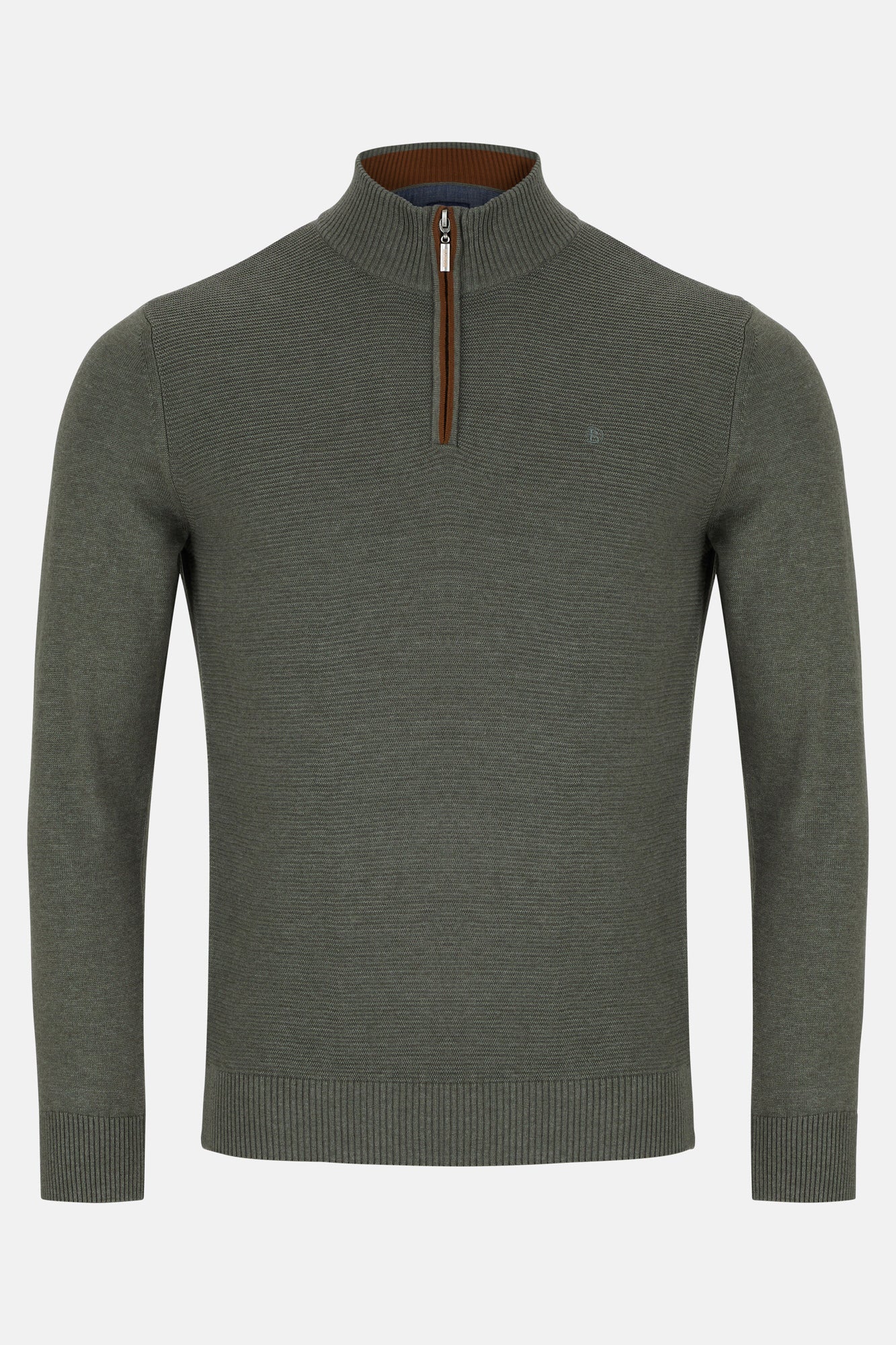 Errol Forest Qtr Zip Sweater 