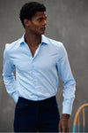 Ethan Sky Blue Formal Shirt By Benetti Menswear